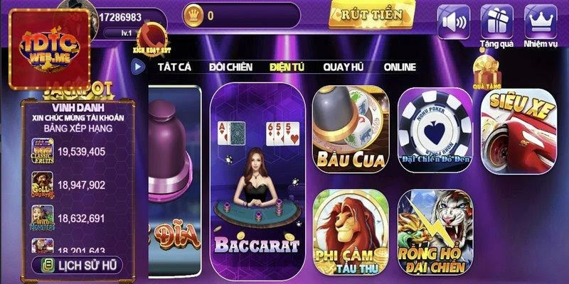 Giới thiệu tổng quan về game bầu cua TDTC