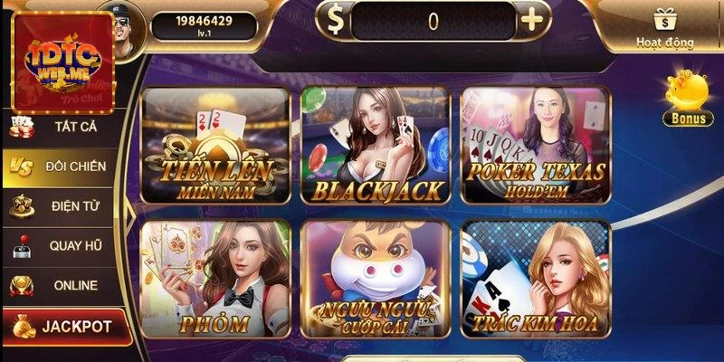 Phỏm TDTC là tựa game bài được phát triển dựa trên trò chơi Phỏm