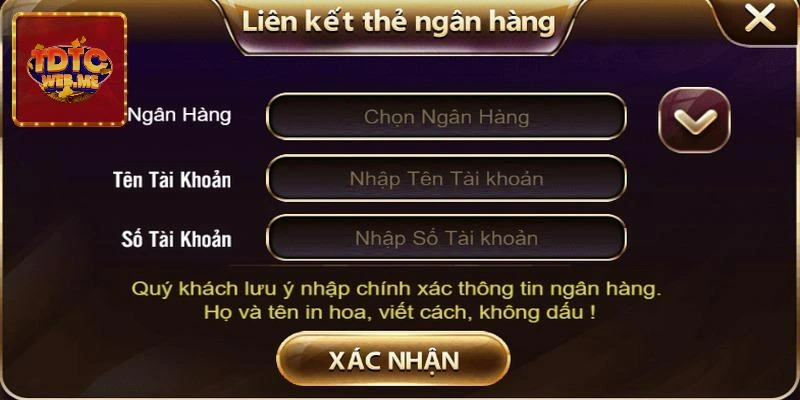 Các phương thức rút tiền TDTC rất phong phú và đa dạng cho người chơi