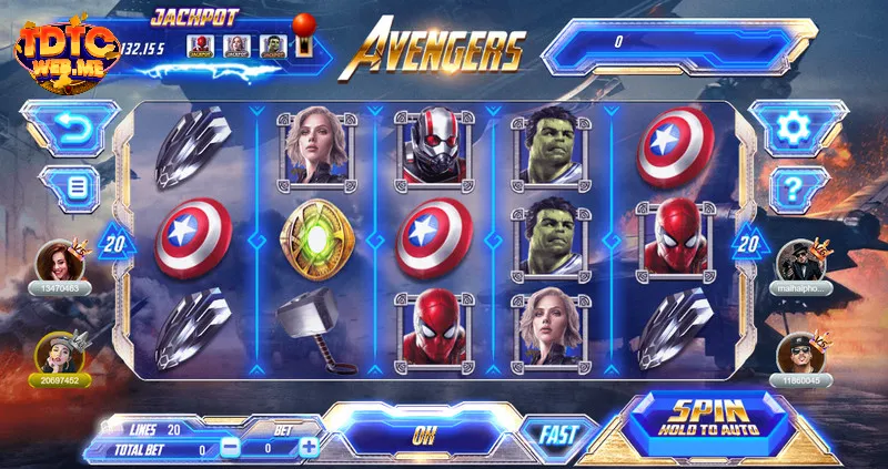 Cách chơi avengers tại website cược tdtc