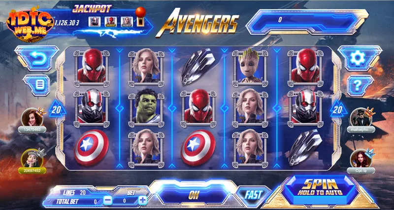 Đôi nét nổi bật về game quay hũ avengers tdtc