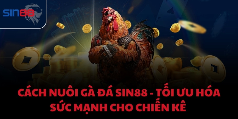 Cách nuôi gà đá Sin88 - Tối ưu hóa sức mạnh cho chiến kê